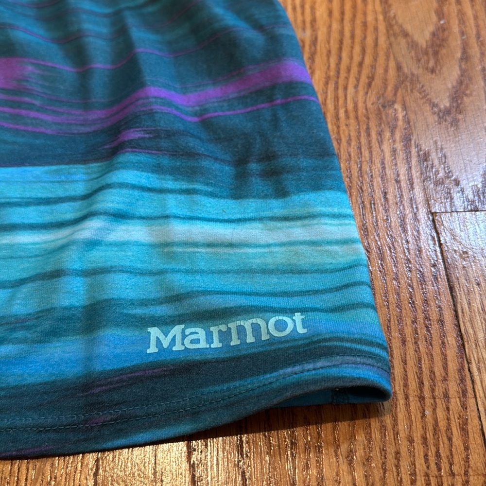 Marmot blue/teal tank top size small - Picture 3 of 4